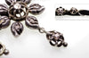 Antique Georgian Diamond Sterling Ribbon Necklace Choker C.1760