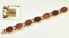 Antique Victorian 14K Gold Cameo Bracelet Carnelian Shell 7 Days Of The Week Roman Gods C.1880
