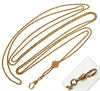 Antique Victorian 14K Gold Pearl Slide Guard Chain Necklace C.1890