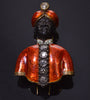 Products Victorian Italian Blackamoor Brooch Dress Clip 18K Gold 1.9 CTW Diamond Enamel C.1870
