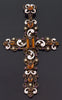 Antique Austrian Enamel Silver Cross Pendant C.1900