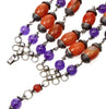 Lilia Lopez Banded Agate Amethyst Sterling Necklace Choker From Neiman Marcus