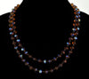 Antique Art Deco WMF Myra Glass Sterling Necklace Signed Germany C.1920
