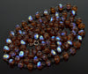 Antique Art Deco WMF Myra Glass Sterling Necklace Signed Germany C.1920