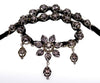 Antique Georgian Diamond Sterling Ribbon Necklace Choker C.1760