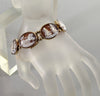 Antique Victorian 14K Gold Cameo Bracelet Carnelian Shell 7 Days Of The Week Roman Gods C.1880