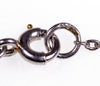 Antique French Belle Époque Negligee Necklace Platinum 14K Gold Old Mine Cut Diamonds C.1900