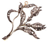 Antique Victorian French 18K Gold Diamonds Pendant C.1890