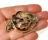 Antique Victorian 14K Gold Diamond Acanthus Brooch Pin C.1860