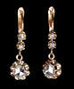 Antique French 18K Gold 0.5 CTW Diamond Earrings C.1890