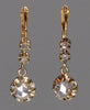 Antique French 18K Gold 0.5 CTW Diamond Earrings C.1890