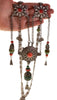 Antique Tibetan Silver Coral Turquoise Necklace Late Qing C.1880