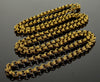 Antique Georgian 14K Gold Longuard Muff Chain Necklace 60" C.1820